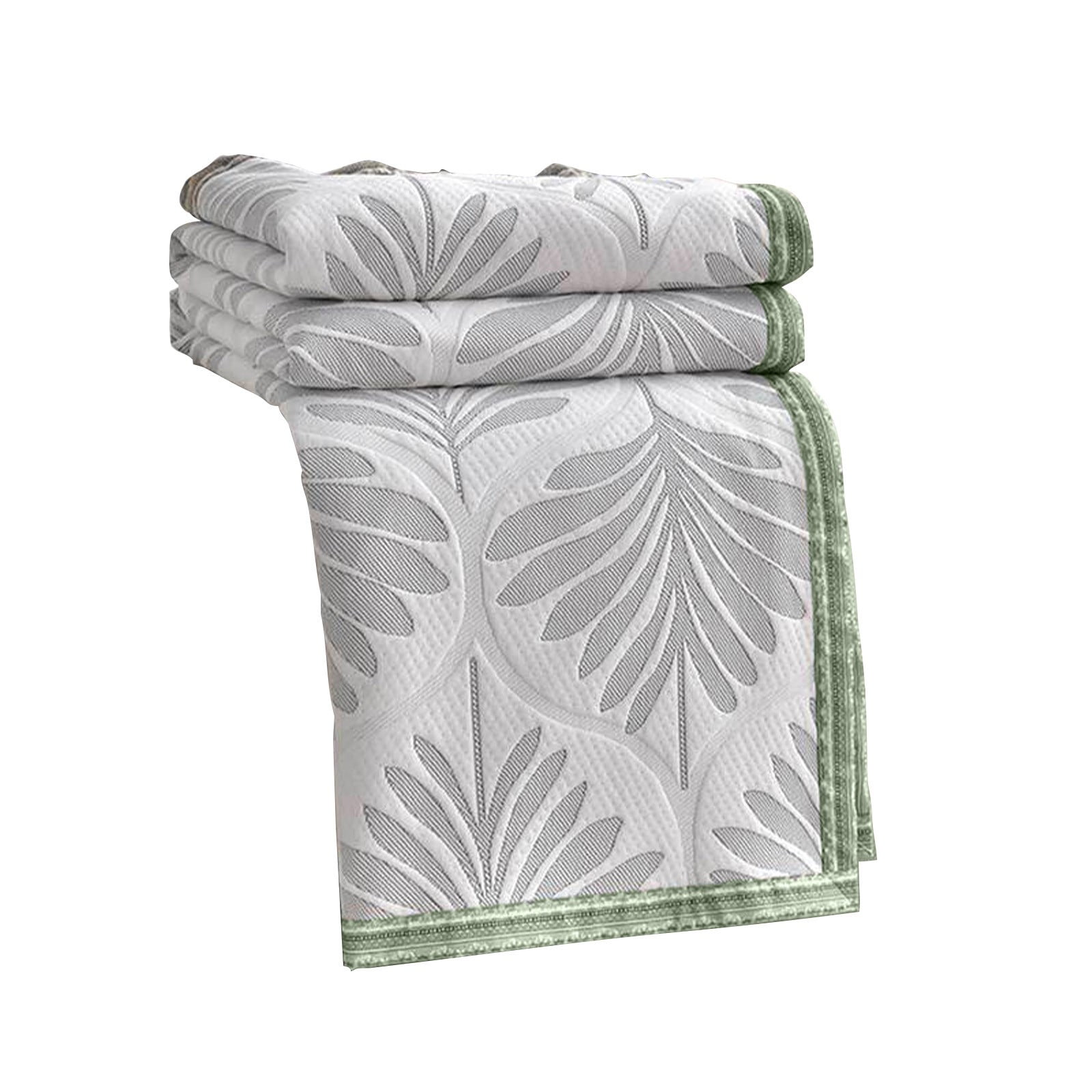 Taicans Stone-Washed Bedspreads Ultra-Soft Microfiber Modern Style Quilted Flower Pattern Bedspread Quit,Summer Quilt Lightweight Microfiber Bedspread Queen Size 43"x59" Gray