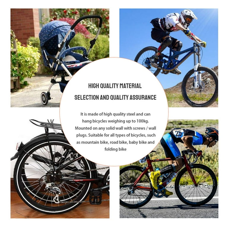TureClos 3 Pcs set Bike Wall Holder Home Bike Shop Bicycle Display