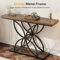 thumbnail image 7 of Tribesigns 47-Inch Console Table for Entryway, Industrial Sofa Table with Unique Butterfly Metal Base for Entrance, Hallway, 7 of 7