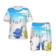 thumbnail image 1 of Yiaed Pikmin pour Enfants Ensemble de Pyjamas à Manches Courtes, Ensemble de Shorts d'Été pour Enfants Ensemble de Pjs à Col Rond 2 Pcs Vêtements pour Garçons et Filles-4x-Grand, 1 of 6