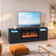 thumbnail image 2 of Centro de Entretenimiento Moderno – Consola para TV de 75 Pulgadas – Gabinete de Almacenamiento – Sala de Estar – Sin Chimenea, 2 of 5