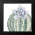 thumbnail image 2 of Kimberly, Allen 15x15 Black Modern Framed Museum Art Print Titled - Succulent Speckled 2, 2 of 5