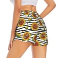 thumbnail image 3 of Goofa Cute Sunflowers Printed Women 2 in 1 Running Shorts,Quick Dry Athletic Workout Shorts,High Waisted Athletic Shorts with Liner Pockets-Medium, 3 of 9