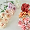 thumbnail image 3 of ievspot Artificial Flower Durable Artificial Flower Artificial Dahlia Flowers with Stem 4-head Realistic Faux Silk Flower for Vase Wedding Party Centerpiece, 3 of 8