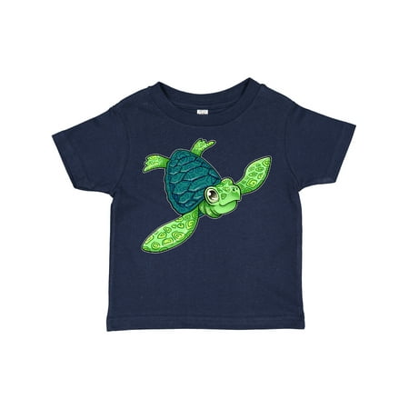 

Inktastic Sea Turtle with Swirls Gift Toddler Boy or Toddler Girl T-Shirt