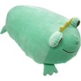 thumbnail image 5 of Rana de peluche con corona, almohada para abrazar, peluche de rana, almohada decorativa, regalo de anime para niños y amantes (verde, 35 cm), 5 of 5