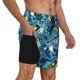 thumbnail image 2 of Fotbe snow board blue Traje de Baño para Hombre – Shorts de Natación de Secado Rápido con Forro y Bolsillos-Medium, 2 of 6