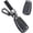 Long-keychain-black, variant on for Audi Key Fob Cover Case Metal Full Protection Key Shell Leather Key Case Fit For Audi A3 A1 A3 A6 Q2 Q3 Q7 TT TTS,1,1,Long-keychain-black