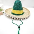 thumbnail image 7 of Hsqqdc Woven Straw Sombrero Hat, Wide Brim Mexican Style Sun Hat for Adults, 7 of 7