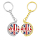thumbnail image 1 of Gran Bretaña bandera del Reino Unido el Big Ben Union Jack Anillo de oro de metal llavero llavero, 1 of 4