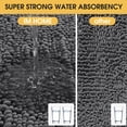 thumbnail image 4 of Alfombra de baño ACCUMTEK Upgrade Luxury Grey 120x60 cm Chenille, 4 of 7