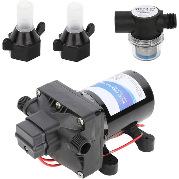 ECCPP 42Series Rv fresh water pump kit with Strainer RV Water Pump 12V