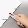 thumbnail image 3 of Clip Push Clipper Reusable Not Damage Paper Portable Plastic Clip Push Clipper Latest Stapler for School, 3 of 7