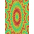 thumbnail image 1 of Ahgly Company Tapis Rectangulaire Lavable en Machine Intérieur Vert Transitionnel, 2 Pieds x 3 Pieds, 1 of 7
