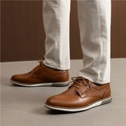 Bruno Marc Men's Plain Toe Oxford Shoes Business Formal Derby Dress Sneakers Wide Width