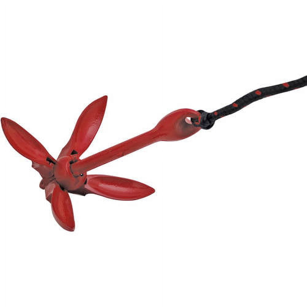 Extreme Max 3006.6548 BoatTector Complete Grapnel Anchor Kit for Small Boats, Kayaks, PWC, Jet Ski, Paddle Boards, etc. - 3.5 lbs.