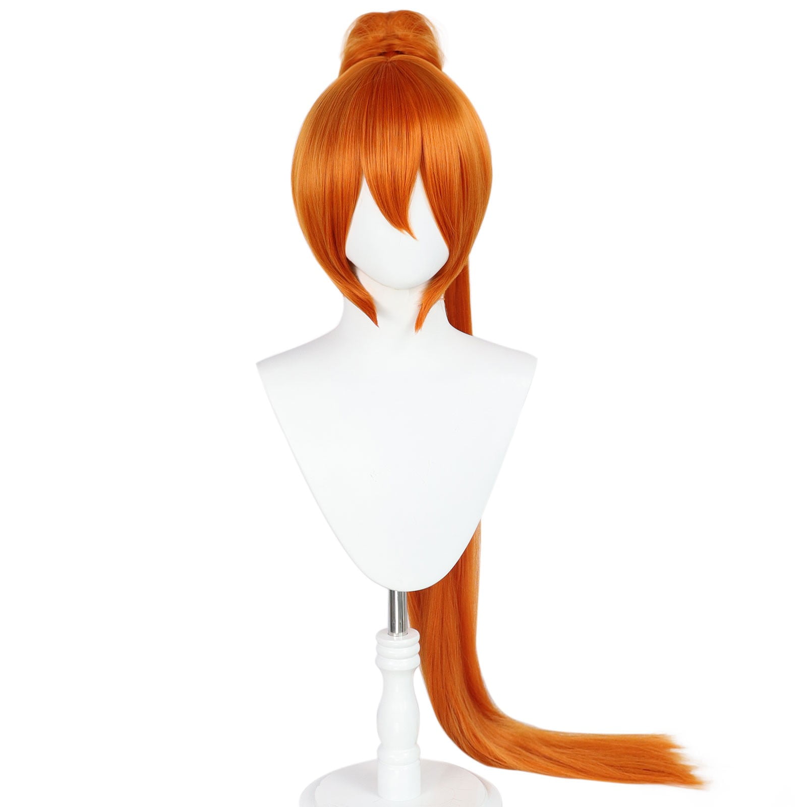 ANOGOL Hatsune Miku Cosplay Wig Yandere Simulator Osana Najimi Costume Wigs for Women Girls Orange Long Straight Hair Anime Synthetic Hair Wigs for Halloween Party ANOGOL Hatsune Miku Cosplay Wig Yandere Simulator Osana Najimi Costume Wigs for Women Girls Orange Long Straight Hair Anime Synthetic Hair Wigs for Halloween Party