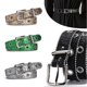 thumbnail image 3 of Fashion Hollow Sequin Belt for Women Versatile Adjustables Soft Leather Belt for Women Girl Female, 3 of 5