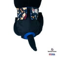 thumbnail image 3 of Barkertime Dogs and Bones on Black Waterproof Premium Dog Diaper - Made in USA, 3 of 6