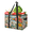 Multicolor 2, variant on CURLYOOT Floral Watercolor Summer Bee Reusable Grocery Bag, Large Foldable Grocery Totes Shopping Bag for Groceries, Shopping Bags with Handles for Kitchen Trunk Picnic