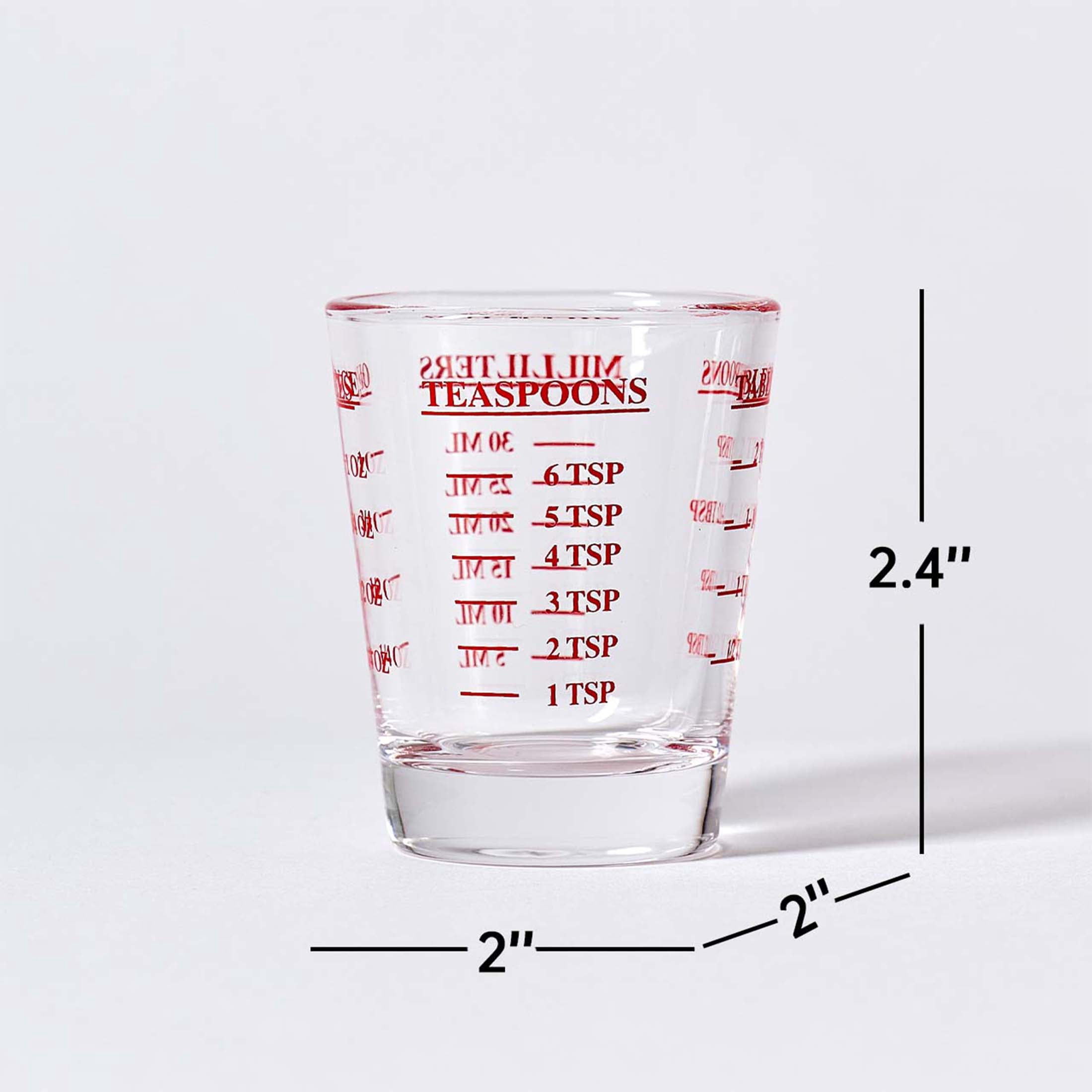 Mainstays Glass Measuring Shot Glass, 1 oz