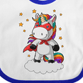 thumbnail image 4 of Inktastic Super Unicorn Boys or Girls Baby Bib, 4 of 4