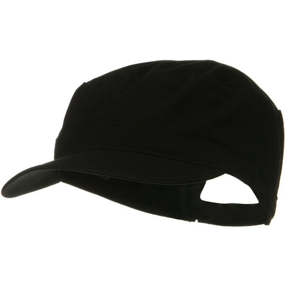 Big Size Solid Military Cap - Black XL-3XL