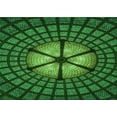 thumbnail image 1 of Ahgly Company Indoor Rectangle Patterned Deep Emerald Green Area Rugs, 8' x 12', 1 of 1