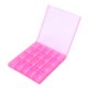 thumbnail image 1 of Diseño de secuencia de organización de 20 cuadrículas. Caja de almacenamiento de arte de uñas en color rosa y rojo, 1 of 8
