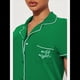 thumbnail image 5 of Conjuntos de Pijama para Mujer, Conjuntos Casuales, Pijamas con Botones, Pantalones Cortos y Mangas , Conjuntos de Pijama para Mujer Verde S, 5 of 7