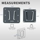 thumbnail image 3 of Set de soportes para TV RV VIVO MOUNT-VWRV1-3 para pantallas de hasta 43 pulgadas, 3 of 9