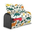 thumbnail image 3 of Balery Dinosaurs and Tropical Leaves Mailbox Cover - Standard Size-21x18 in, 3 of 9