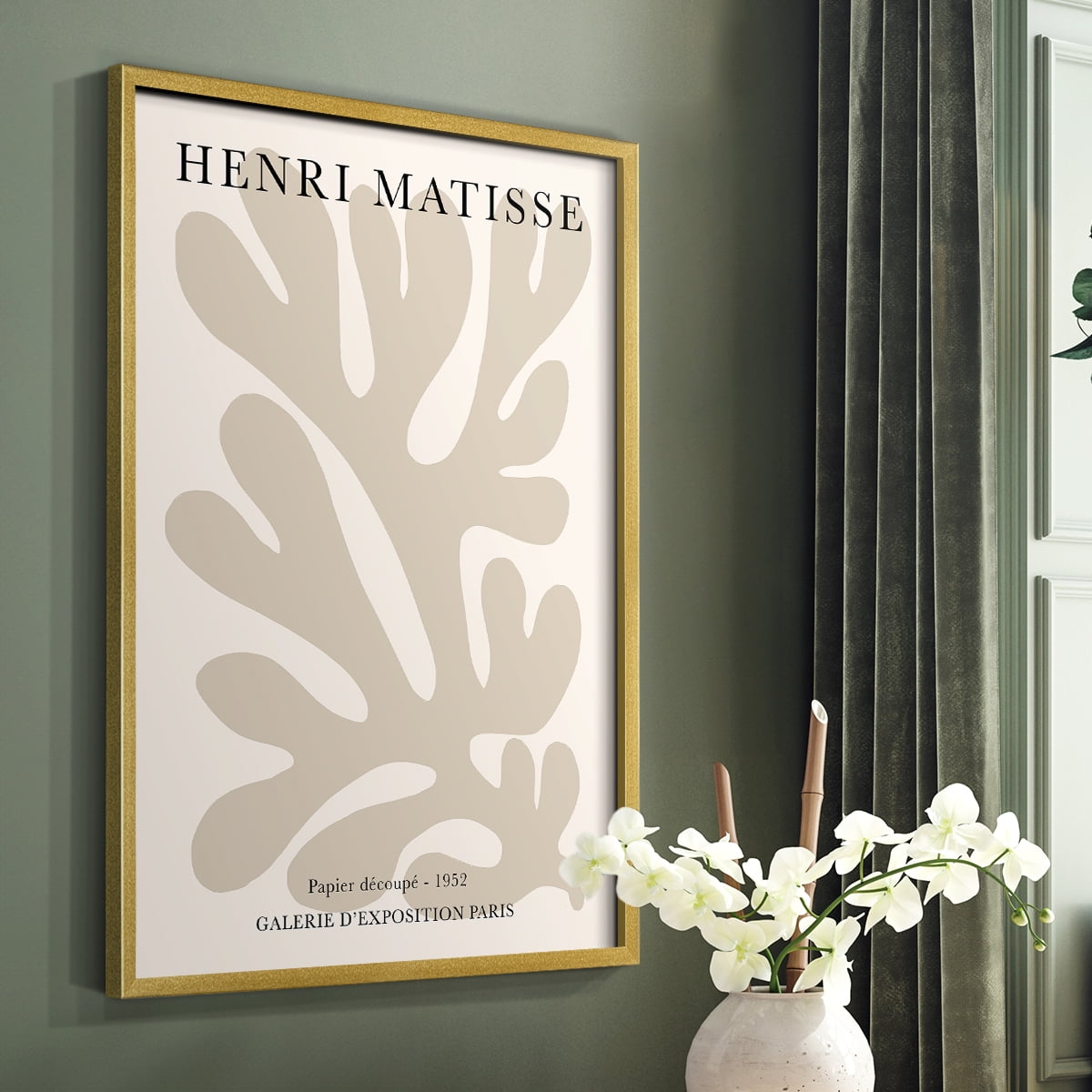 Matisse CCVIII in Solid Wood 11 x 14 Framed Print