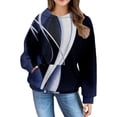 thumbnail image 5 of XQYLOS Teen Girls Sweatshirt 𝖶affle Knit Hoodies Cute Drawstring Hooded Sweatshirts Fall Long Sleeve Pullover Top with Pocket, 5 of 7