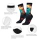 thumbnail image 4 of Balery Colorful Flower Bird Calcetas Largas con Estampado para Hombre y Mujer – Suaves y Transpirables, Talla Única (US 5-11), 4 of 6