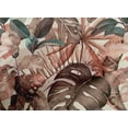 thumbnail image 5 of oneOone Cotton Cambric Brown Fabric Tropical Craft Projects Decor Fabric Printed By The Yard 42 Inch Wide-MC, 5 of 5
