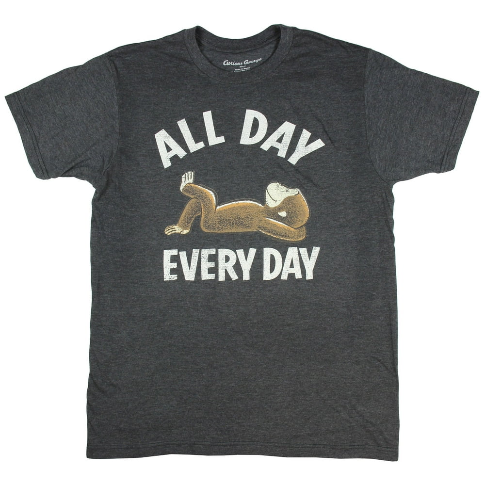 Curious Curious All Day Every Day Licensed Men's