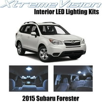 XtremeVision Interior LED for Subaru Forester 2015 8 pcs Cool White Interior LED Kit Installation Tool