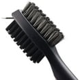 Pack of 2 Golf Club Brush Groove Cleaner with Retractable Zipline and
