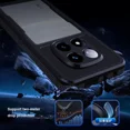 thumbnail image 2 of For Xiaomi Redmi Note 14 Pro 5G Case Waterproof, Built-in Screen & Camera Protector IP68 Underwater Full Body Military Dropproof Shockproof Cover, 2 of 7