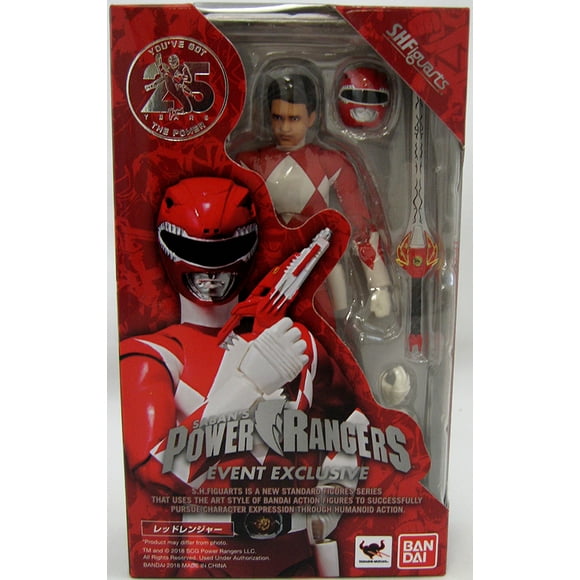 Power Rangers Mighty Morphin 6 Inch Action Figure S.H. Figuarts - Red Ranger SDCC 2018