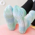 thumbnail image 5 of Couver Women's Patterned Crew Socks, 6-Pack, Tie-dye Non-Skid, Size 9-11, 5 of 6