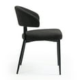 thumbnail image 6 of Set of 2 Belden Brown Woven Rope Fabric Dining Chair with Plastic Frame, 6 of 8