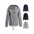 thumbnail image 2 of Women Raincoat Wind Waterproof Jacket Hooded Rain Outdoor Poncho, 2 of 2