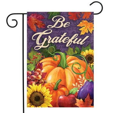 Briarwood Lane Be Grateful Autumn Garden Flag