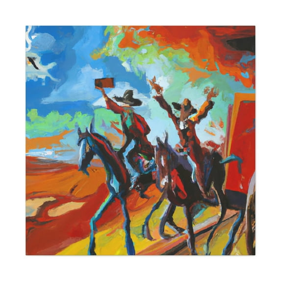 Chuck Wagons Surrealistically. - Canvas