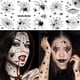 thumbnail image 1 of 10 hojas grandes 3D telara?a tatuajes temporales Halloween maquillaje kit para mujeres adultos realista bruja murciélago zombi falso cara tatuajes pegatina para ni?os adultos miedo Halloween calcomanías telara?a ShuxiuWang 8390606612830, 1 of 1