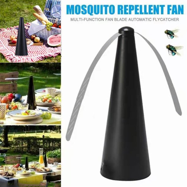 de Ventilador multifuncional para el hogar, atrapamoscas automático ultrasilencioso