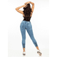 thumbnail image 5 of Pantalón Dama básico mezclilla Jeans Mujer Push Up skinny azul acero 11, 5 of 5
