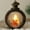 Black-2, variant on Christmas Lantern Snow Globe,Pre-Lit Christmas Snowman Globe with LED Lighted,Christmas Ornaments with Battery Operated Glitter Water for Holiday Season Home Decor-S